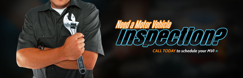 Need a motor vehicle inspection